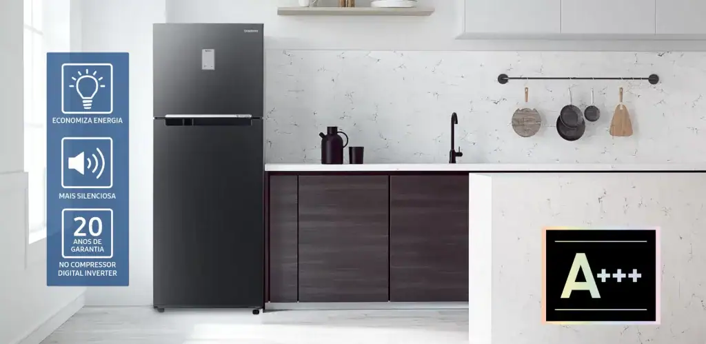 Samsung Evolution-serien får nytt RT48-kjøleskap med 20 års garanti Samsungs Evolution-serie har det nye RT48-kjøleskapet med 20 års garanti. RT48-modellen fra Samsungs Evolution-serie kommer i rustfritt stål og svart rustfritt stål, med et ekstra rom på opptil 20 liter og 40 % energibesparelse.