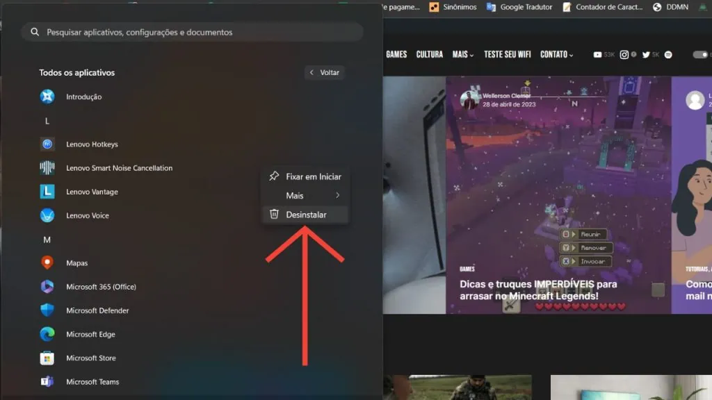 Como limpar o pc e remover aplicativos indesejados Processo de limpar o pc ao remover aplicativos indesejados