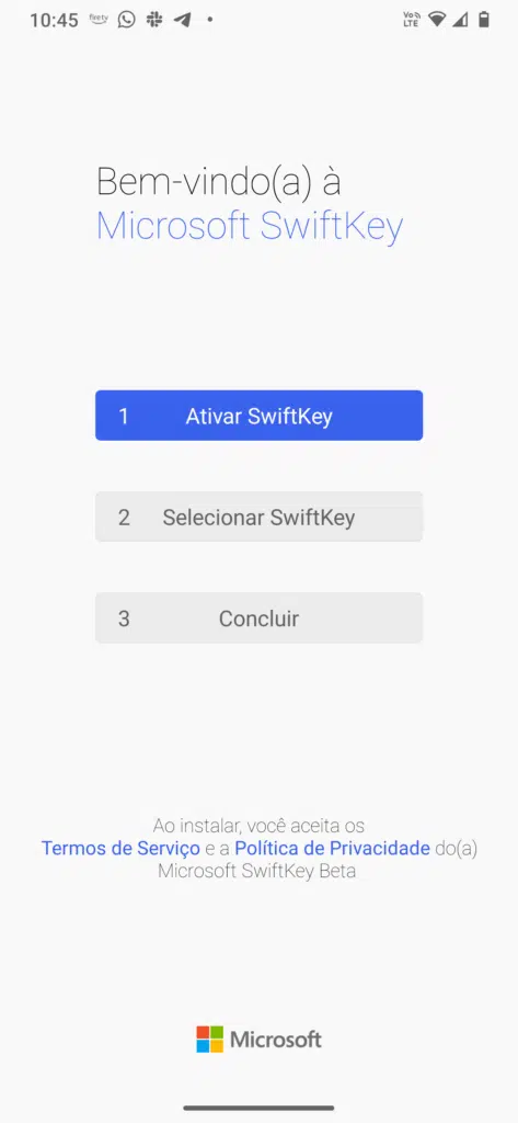 Bing com ai chega ao teclado swiftkey para android Dispositivos com android captura