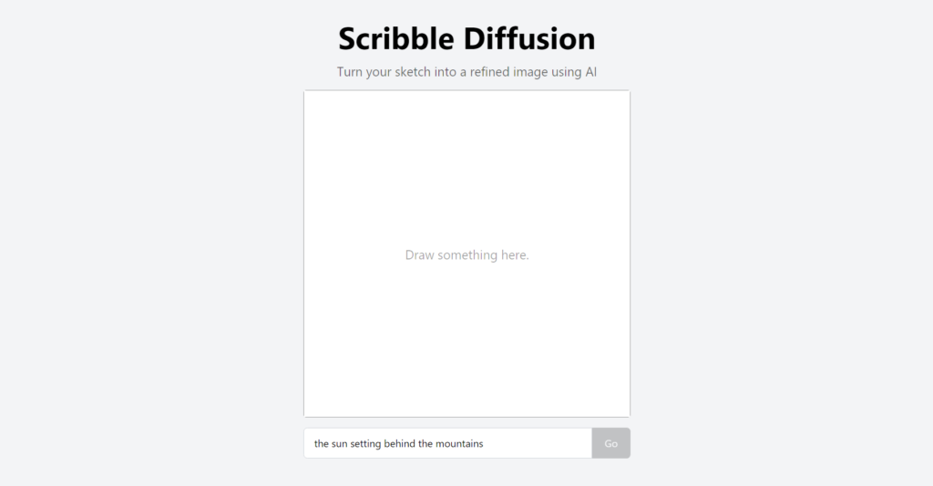 Scribble diffusion