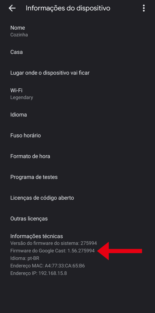 Como atualizar o chromecast (todas as versões) Verifique o número do firmware para atualizar o chromecast