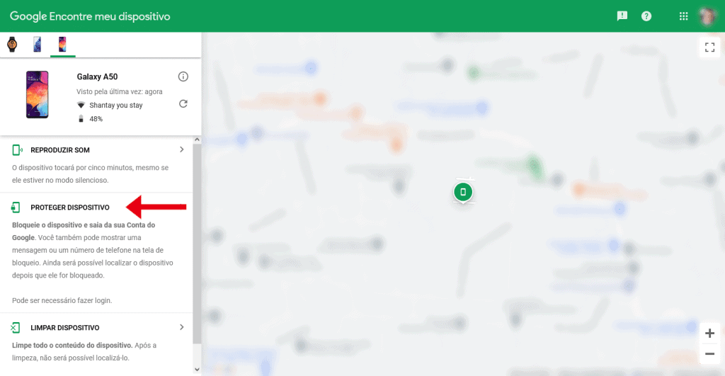 Como encontrar celular android perdido (ou roubado) Proteger dispositivo android perdido