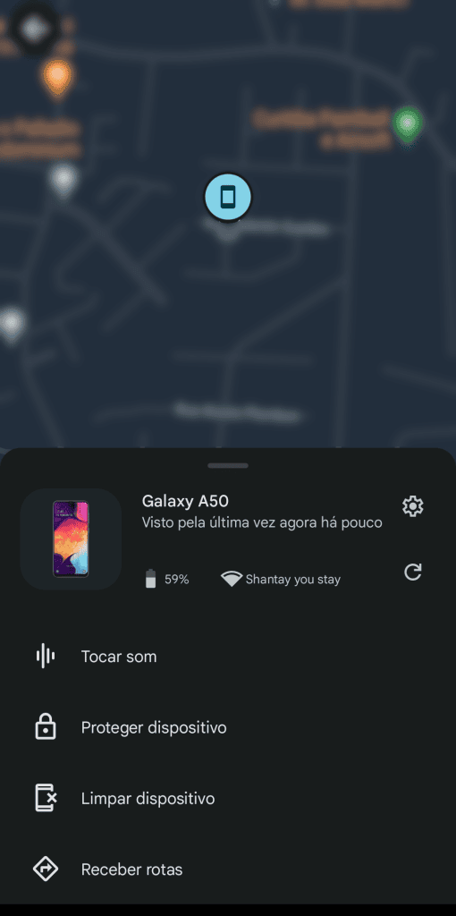 Como encontrar celular android perdido (ou roubado) Veja onde está seu celular perdido (captura de tela: glauco vital / showmetech)