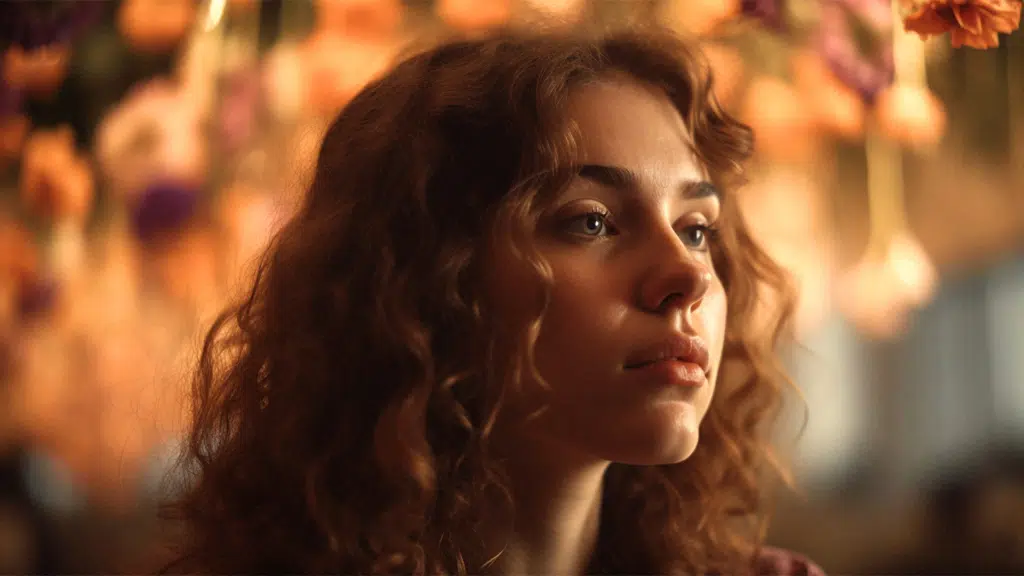 Como criar imagens fotorrealistas com ai no midjourney v5 Foto de uma mulher ruiva criada por uma inteligência artificial