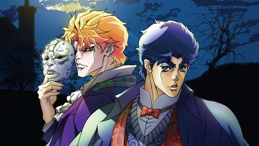 20 animes grátis na crunchyroll para assistir Personagens principais do anime "jojo's bizarre adventure"