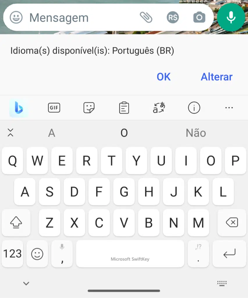 Bing com ai chega ao teclado swiftkey para android O teclado digital da microsoft