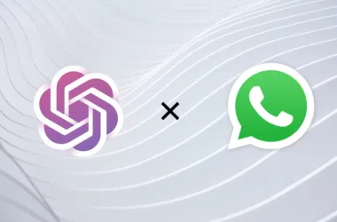 1. Showmetech-grensesnitt med WhatsApp-symbolet og strømmeplattformens logo.