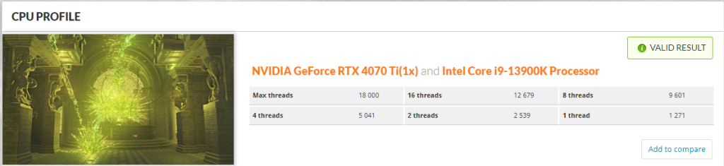 Rtx 4070 ti e processador i9-13900k em teste de performance em site de tecnologia showmetech.