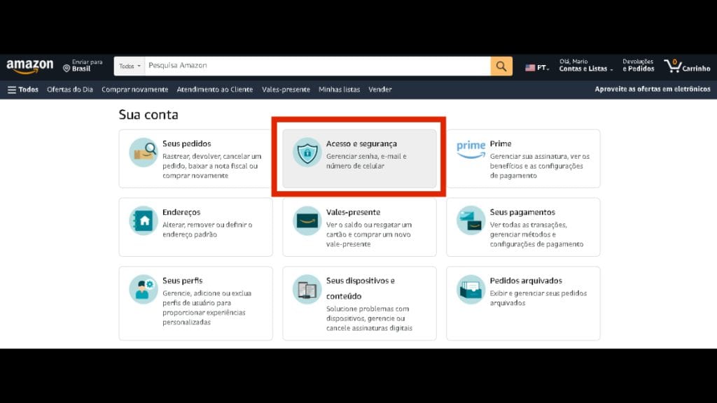 Hur man använder Google Authenticator Åtkomst till Amazonas inloggnings- och säkerhetssida