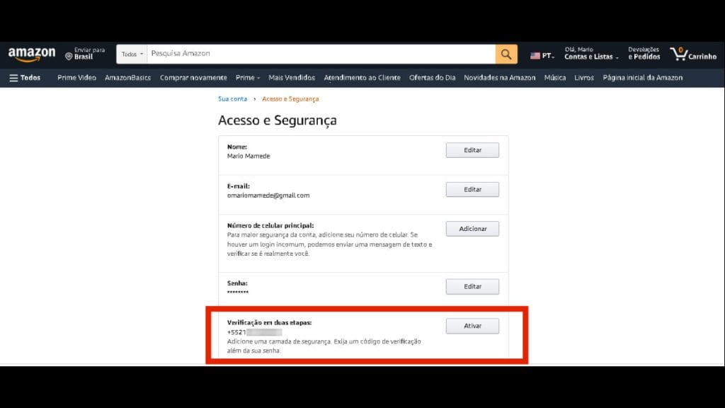 Hur man använder Google Authenticator Aktiverar tvåfaktorsverifiering på Amazons webbplats