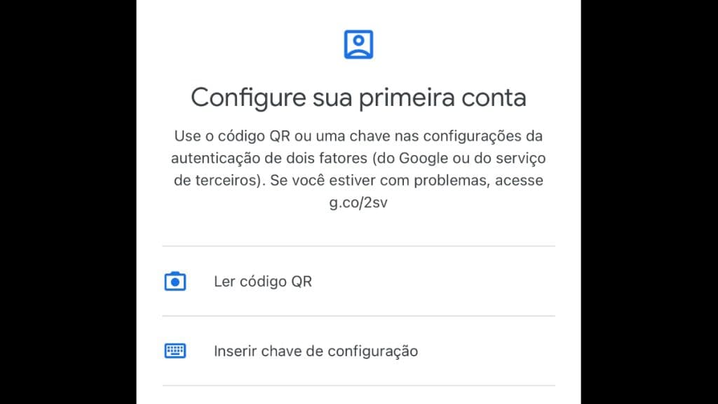 Hur man använder Google Authenticator Alternativ för att läsa qr-kod eller använda en konfigurationsnyckel