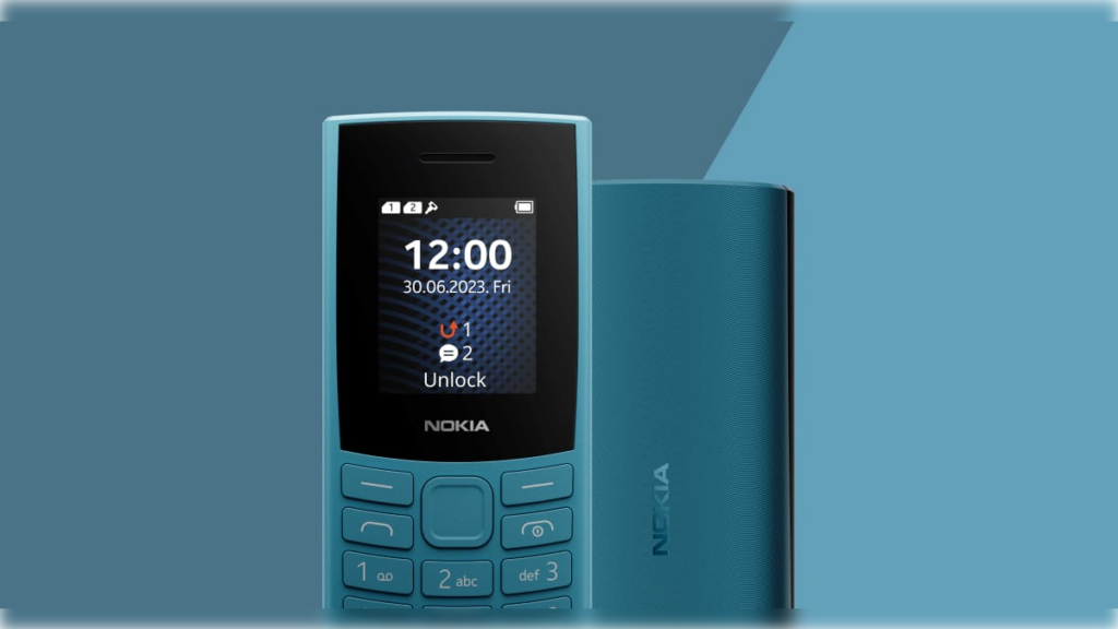 Nokia 105 4G com 4G e recurso text-to-speech