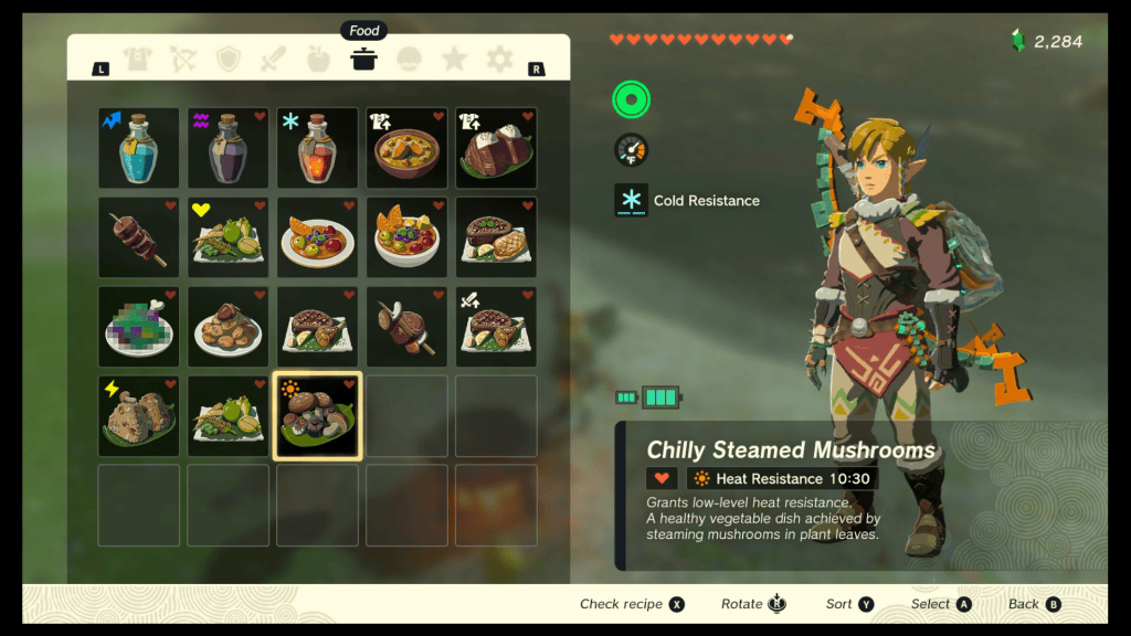 Dicas e truques para dominar tears of the kingdom Pratos do link em totk