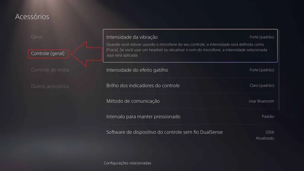 Dicas e truques para você turbinar seu playstation 5 Imagem da tela do playstation 5
