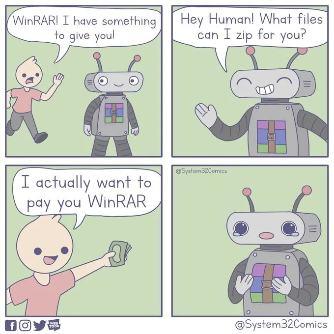 winrarの終わりです! Windows 11はrarファイルをネイティブサポートします Windows 11、winrar、