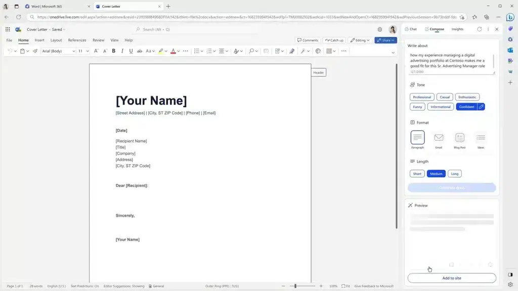 Microsoft libera bing com chatgpt para todos! Veja como usar Ferramenta de refinamento de texto do bing com ia