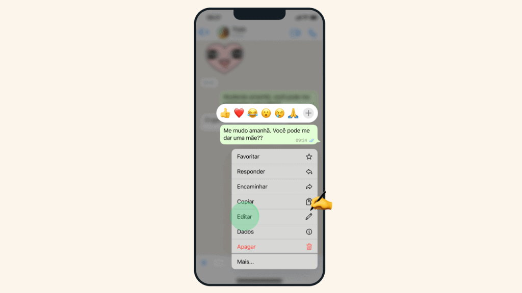 Whatsapp יאפשר לך לערוך הודעות, הנה איך דוגמה לאיך לערוך הודעות בוואטסאפ