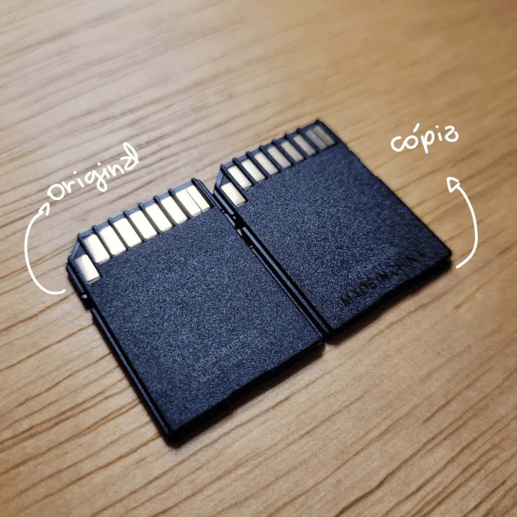 Como saber se seu cartão de memória é falso Cartão original serial number t alt