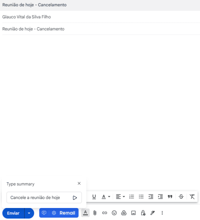 Remail é a inteligência artificial que escreve e-mails para você Uso do remail para escrever e-emails com ia