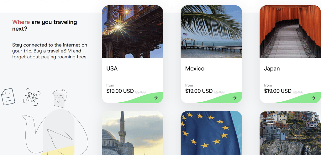 Fim do chip físico: conheça o esim e saiba como usar Processo de compra de um esim da holafly