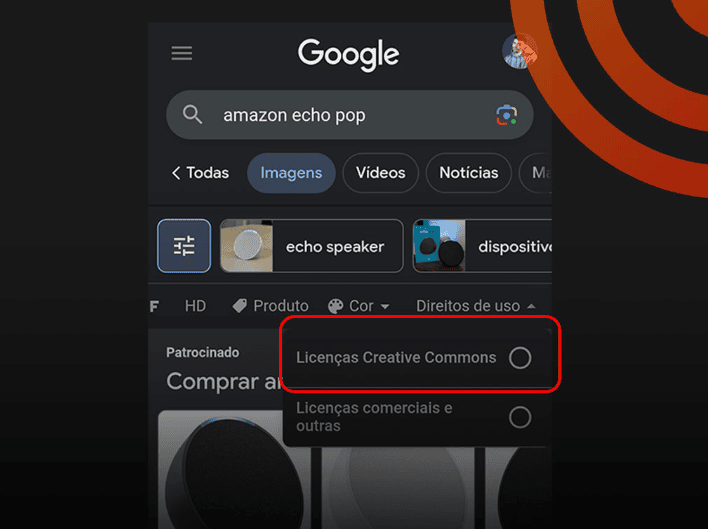 Como achar imagens sem direitos autorais no google Pesquisa por imagens t alt tut 4 opção de creative commons em destaque na busca por imagens do google