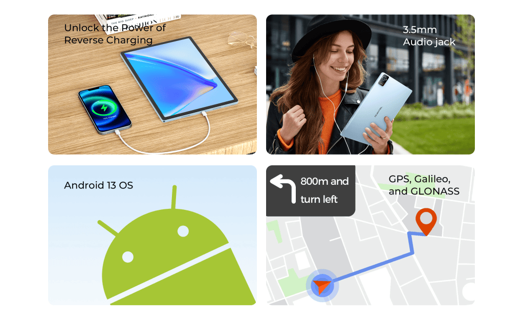 Oukitel okt3, o tablet elegante e recheado de tecnologia O tablet okt3 está equipado com o mais recente sistema android - android 13. 0. Imagem: oukitel