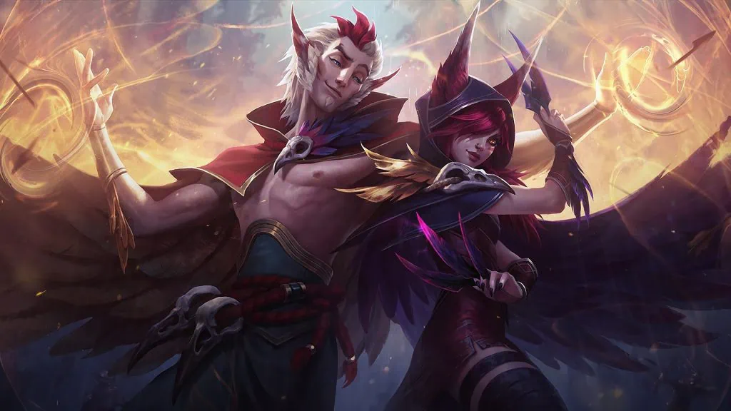 Xayah e rakan, um dos casais mais icônicos no dia dos namorados