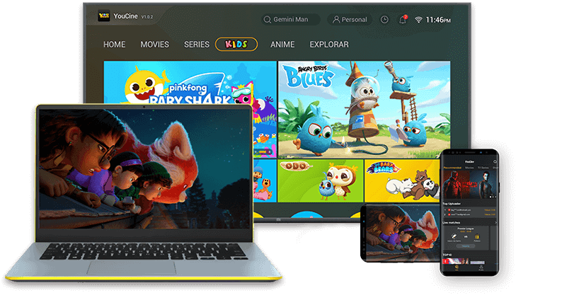 Youcine: o seu aplicativo de filmes e séries .