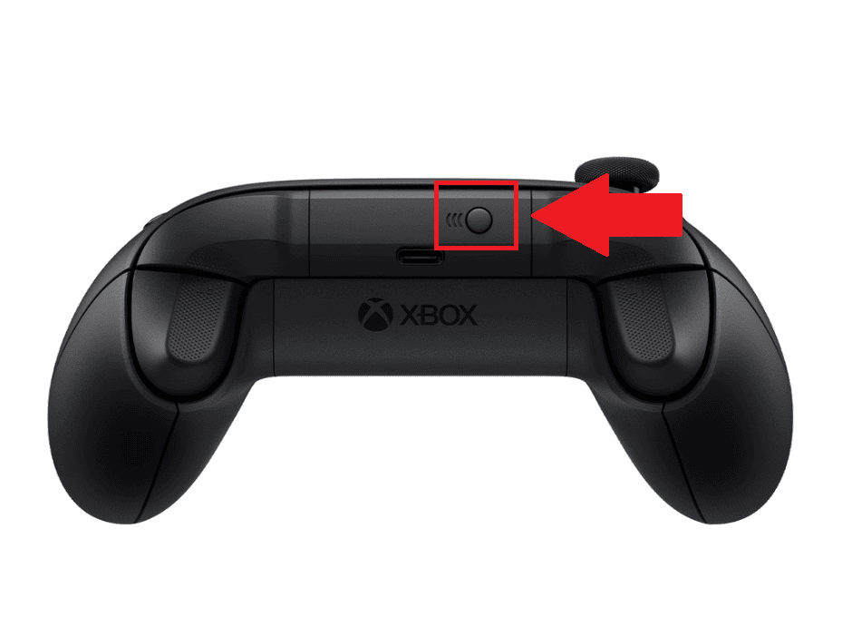 Como usar o controle do xbox no pc Realize o emparelhamento utilizando o botão de conexão bluetooth — imagem ilustrativa