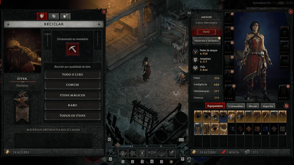 Dicas para sobreviver no modo hardcore de diablo iv Ferreiro em diablo iv