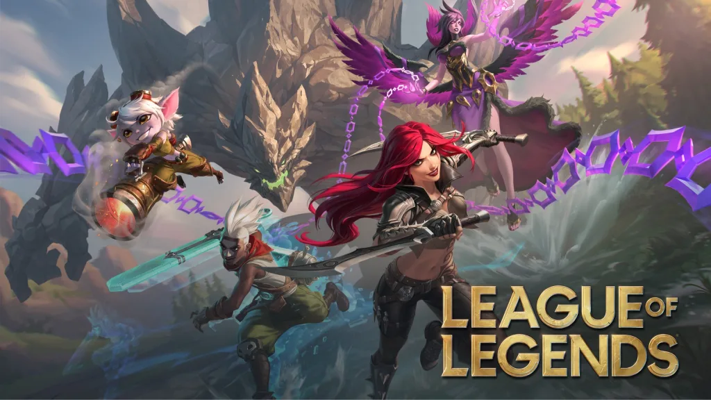 Imagem promocional do jogo league of legends — imagem ilustrativa