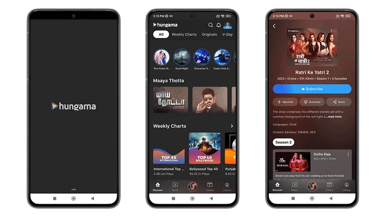 14 apps para baixar música no celular de graça Hungama music