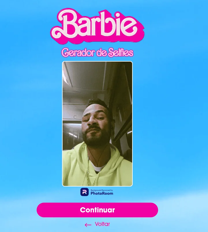Como criar seu pôster personalizado da barbie com sua foto Página inicial do barbie gerador de selfies para criar pôsteres personalizados do filme de greta gerwig