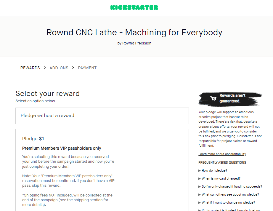 Rownd cnc é uma impressora 3d com design cyberpunk 2077 Torno cnc desc passo 3 página do kickstarter