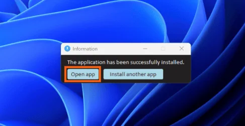 Como instalar o threads no pc Basta clicar em "open app" para abrir o threads no pc (captura de tela: fernando souza; adaptado por jefferson tafarel). Tit 2107