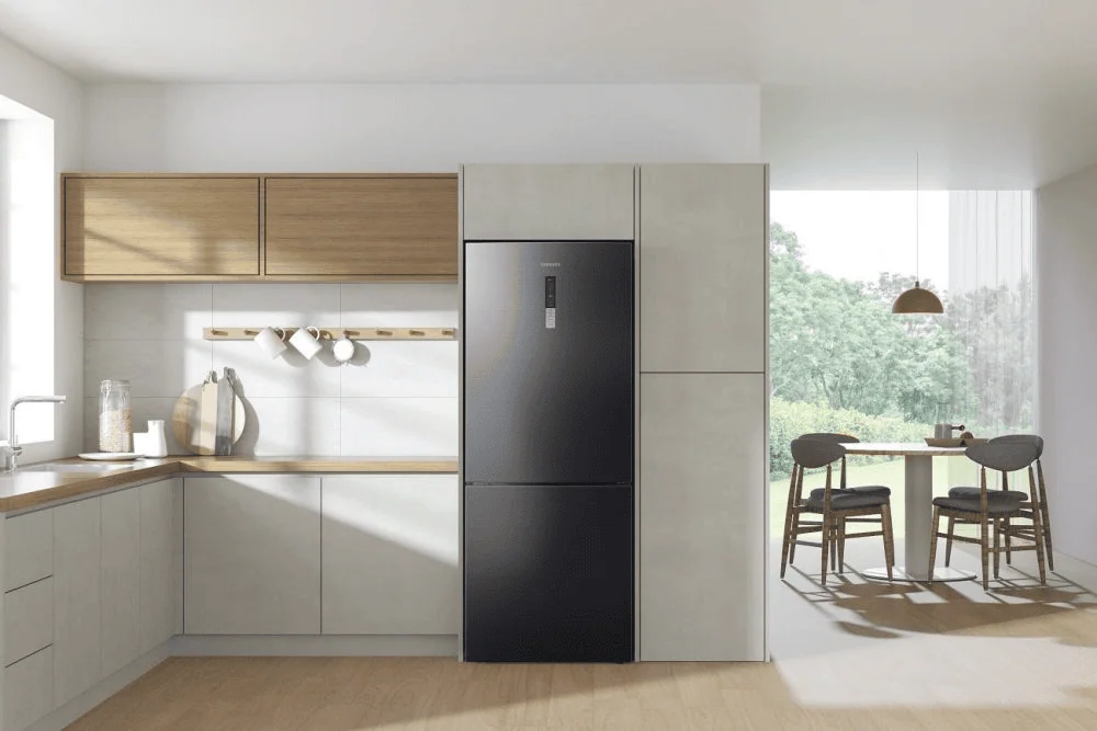 Samsung apresenta novas geladeiras black inox Refrigerador samsung t alt 2607