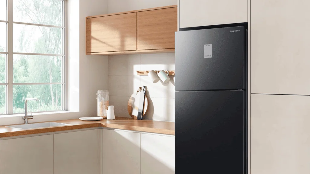 Samsung apresenta novas geladeiras black inox Nova linha da samsung t alt 1306