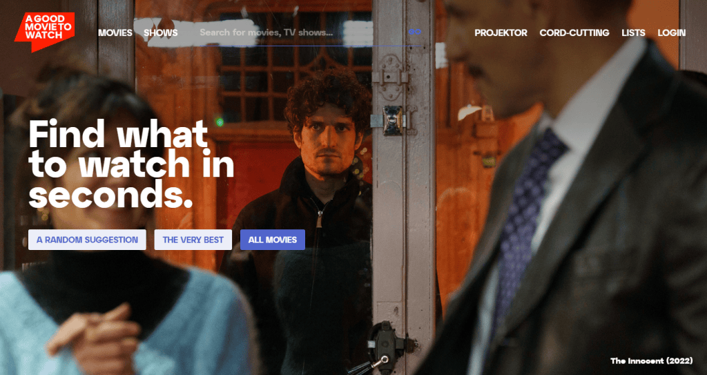 Aplicativos e ferramentas gratuitas online que você precisa conhecer! E você fica um tempo escolhendo o que assistir no mundo dos streamings, o site a good movie to watch pode lhe dar uma forcinha apresentando o que há de melhor no momento. Há também filtros para escolher entre gêneros, aplicativos, ano de lançamento e mais.