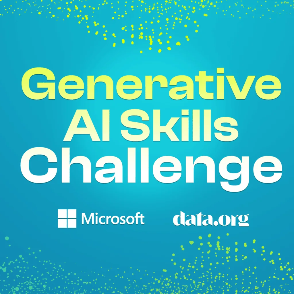 מיקרוסופט מציעה קורס AI בחינם עם תעודה טכנולוגיה, בינה מלאכותית, אתגרי בינה מלאכותית, ביג דאטה, מיקרוסופט, data.org, חדשנות טכנולוגית.