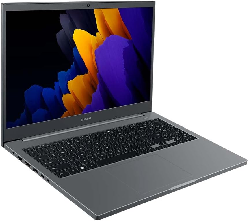 Samsung book core i5: um notebook com processador intel core i5-1135g7, placa de vídeo intel iris xe graphics, memória ram de 8 gb e armazenamento ssd de 256 gb. Imagem: amazon