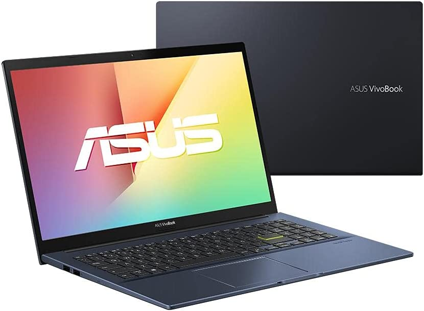 Asus vivobook (x513ea-ej3010w): um notebook com processador intel core i3-1115g4, placa de vídeo intel iris xe, memória ram de 8 gb e armazenamento ssd de 256 gb. Imagem: amazon