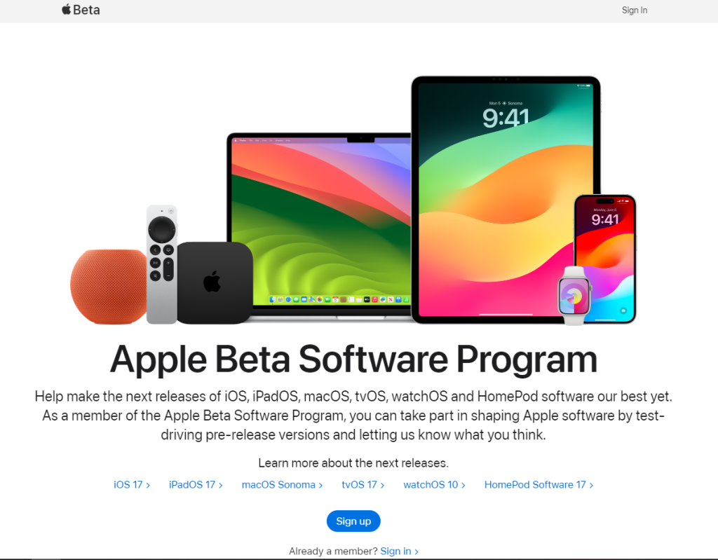 Tutorial sobre como utilizar o beta apple para testar a nova atualização antes de sua versão final. Imagem: lucas gomes, smt