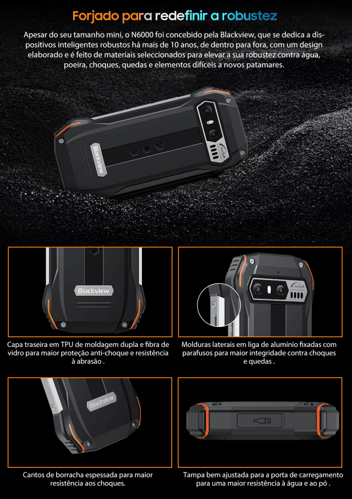 Celular Blackview N6000, com 8 GB de RAM, por menos de R$ 1.300!