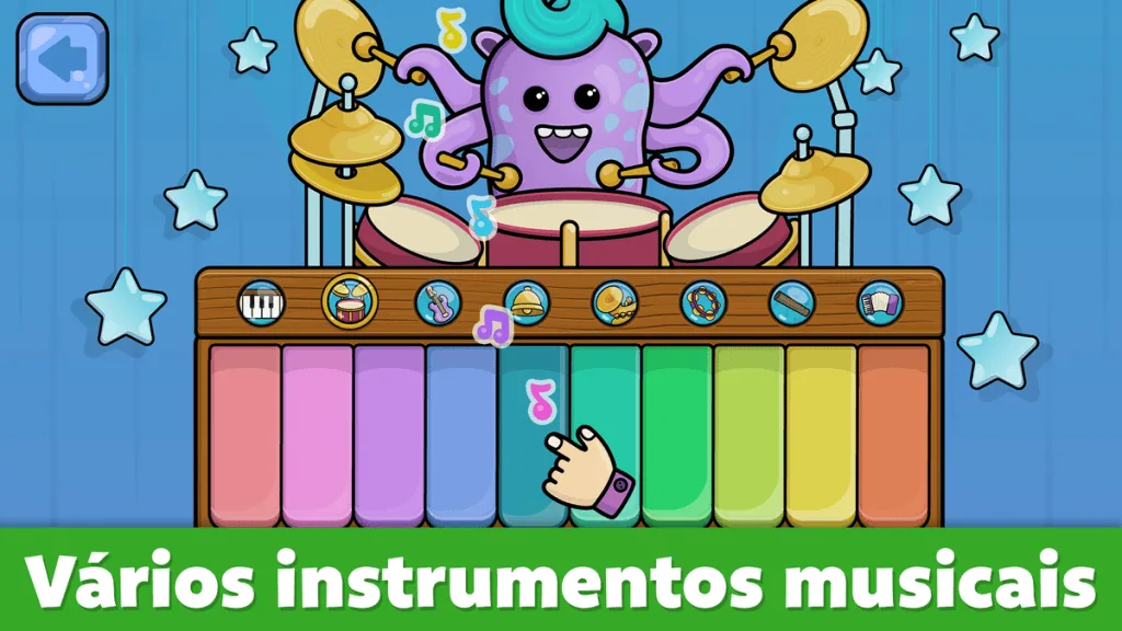 50 jogos de celular de graça para a criançada aprender e se divertir! Com o bebê piano, a diversão e a música estão garantidas para a criançada