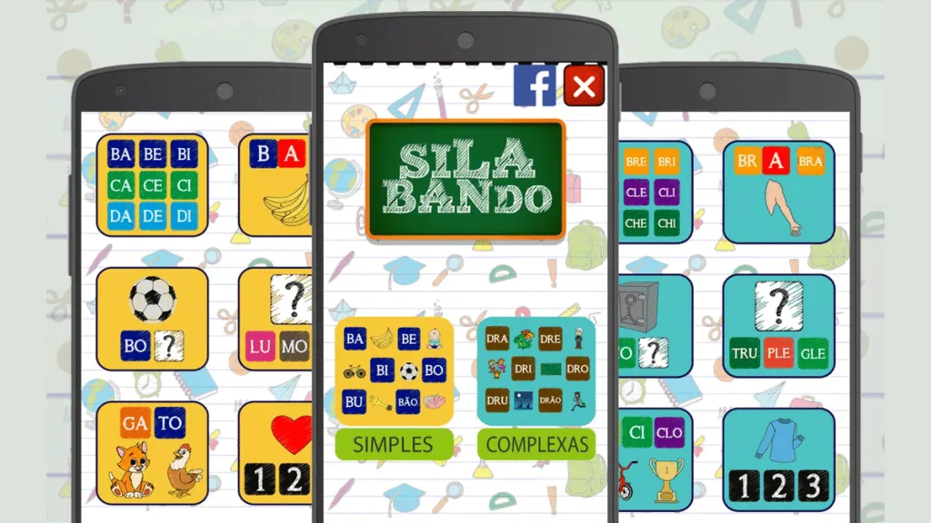 50 jogos de celular de graça para a criançada aprender e se divertir! Silabando é um dos melhores jogos gratuitos para crianças em alfabetização