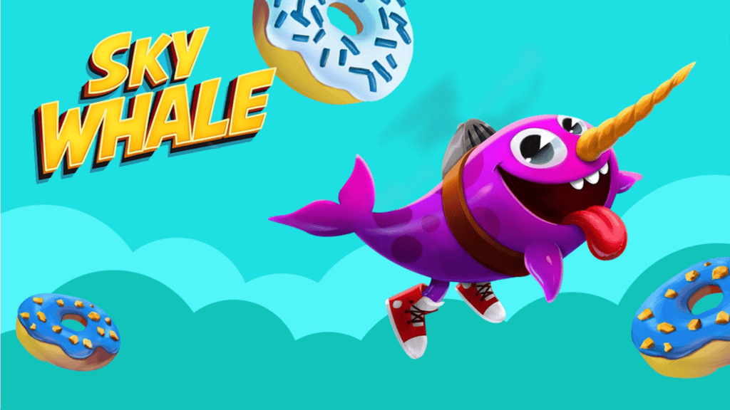 50 jogos de celular de graça para a criançada aprender e se divertir! Voe pelo céu coletando donuts com seu narval em sky whale