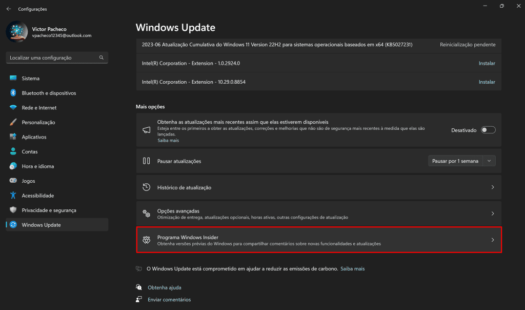 Windows copilot ai: como ativar a nova inteligência artificial Passo inicial para cadastro no programa windows insider
