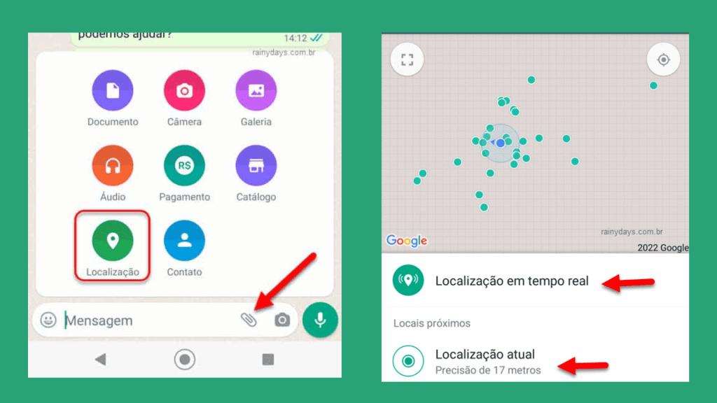 Como mandar localização falsa no whatsapp com o mocpogo Saiba como enviar localização pelo whatsapp no android (imagem: reprodução/rainydays)