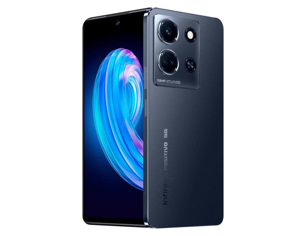 Infinix note 30 5g chega ao brasil com carregamento de 45w Frente e verso do infinix note 30 5g