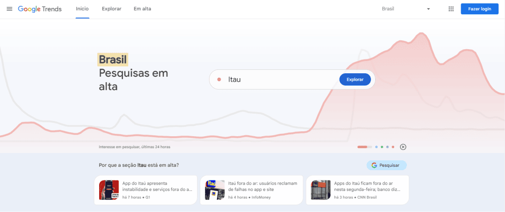 Itaú caiu? Veja se o aplicativo do banco está fora do ar ou não Com a falha no app do itaú t alt